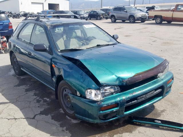 JF1GF4358VH805545 - 1997 SUBARU IMPREZA L GREEN photo 1