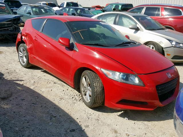 JHMZF1C47BS007785 - 2011 HONDA CR-Z RED photo 1