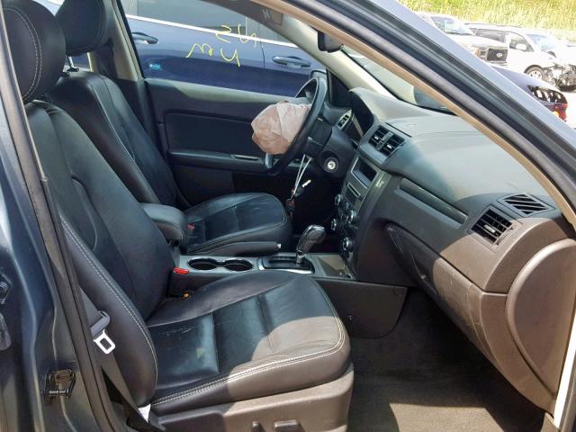 3FAHP0JA2BR237121 - 2011 FORD FUSION SEL GRAY photo 5