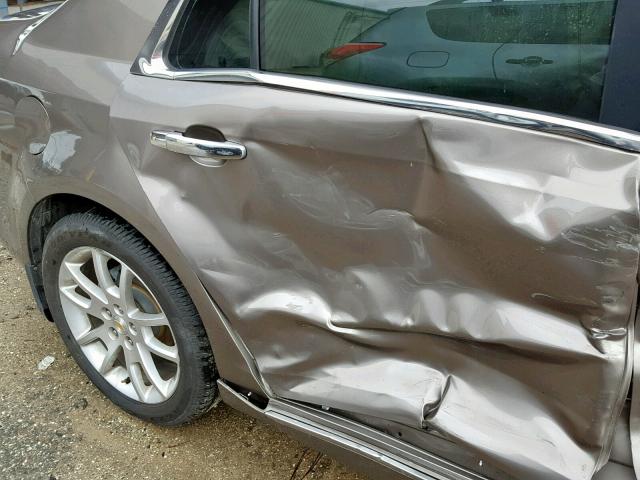 1G1ZE5E79BF239129 - 2011 CHEVROLET MALIBU LTZ გრაფიტი ფოტო 10