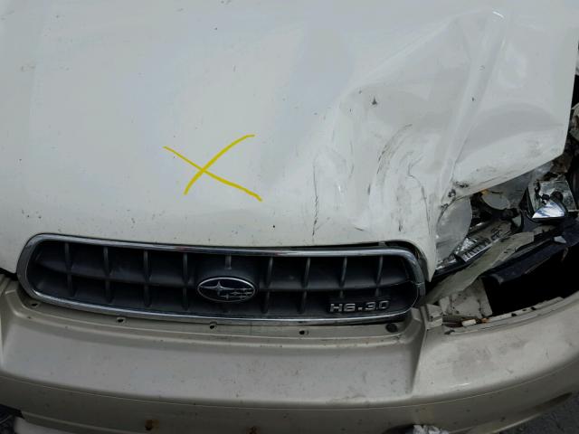 4S3BH806147608403 - 2004 SUBARU LEGACY OUT WHITE photo 7