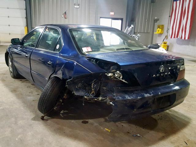 19UUA56623A074284 - 2003 ACURA 3.2TL BLUE photo 3