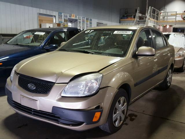 KNADE123266077729 - 2006 KIA RIO TAN photo 2