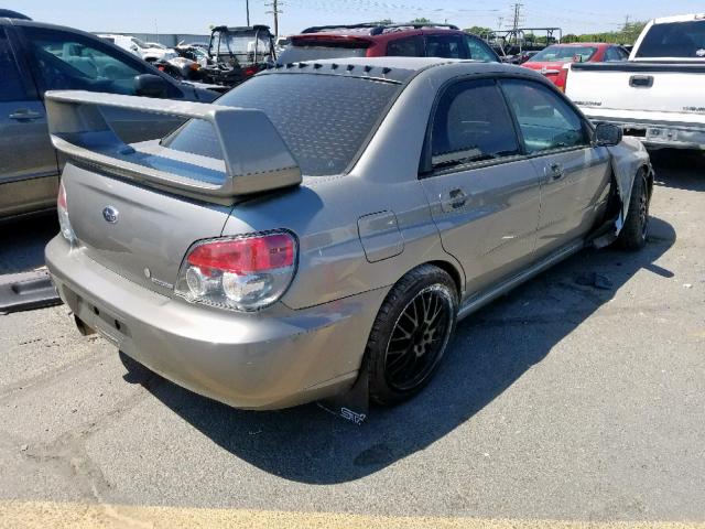 JF1GD79696G503079 - 2006 SUBARU IMPREZA WR SILVER photo 4