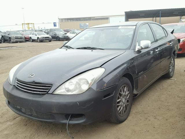 JTHBA30G145052149 - 2004 LEXUS ES 330 BLACK photo 2