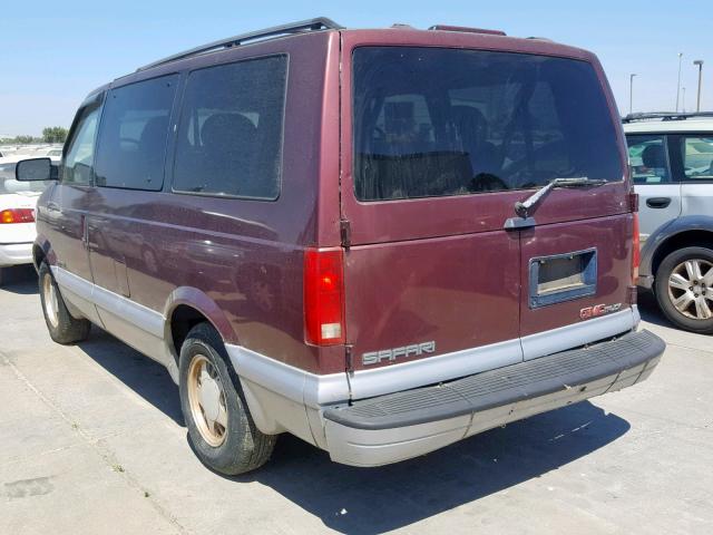 1GKDM19W0VB543402 - 1997 GMC SAFARI XT PURPLE photo 3