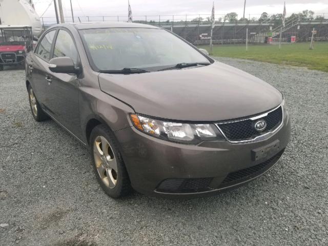 KNAFU4A25A5221472 - 2010 KIA FORTE EX GRAY photo 1