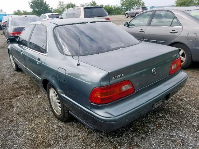 JH4KA7674PC020567 - 1993 ACURA LEGEND LS GREEN photo 3