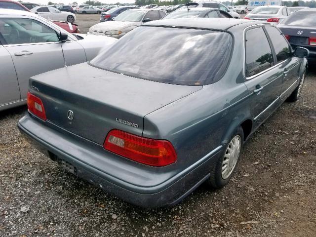 JH4KA7674PC020567 - 1993 ACURA LEGEND LS GREEN photo 4
