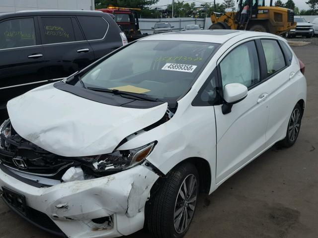 JHMGK5H76GX043703 - 2016 HONDA FIT EX WHITE photo 2