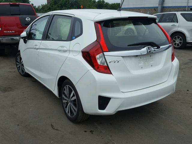 JHMGK5H76GX043703 - 2016 HONDA FIT EX WHITE photo 3