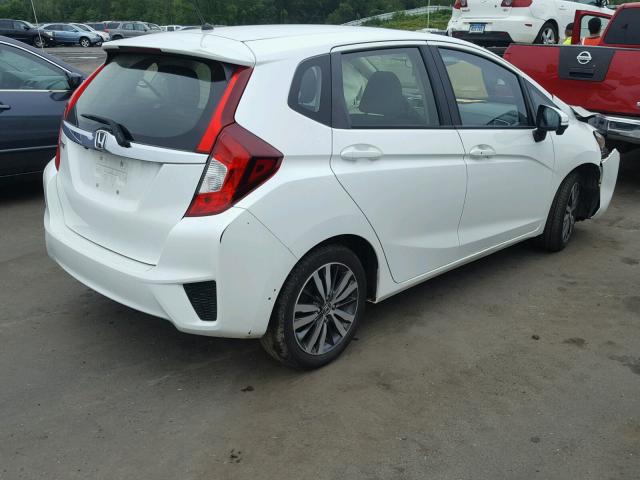 JHMGK5H76GX043703 - 2016 HONDA FIT EX WHITE photo 4