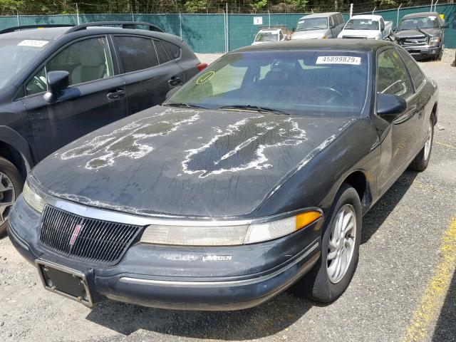 1LNLM91VXTY612434 - 1996 LINCOLN MARK VIII BLACK photo 2