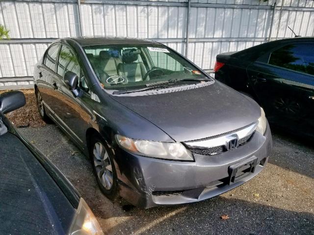 2HGFA16939H357220 - 2009 HONDA CIVIC EXL 灰色 照片 1