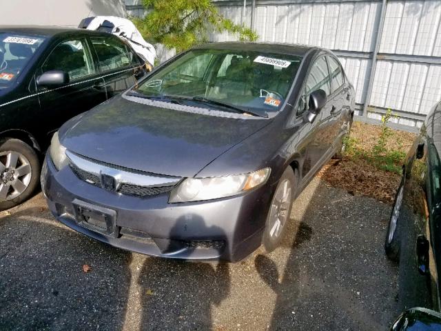 2HGFA16939H357220 - 2009 HONDA CIVIC EXL 灰色 照片 2