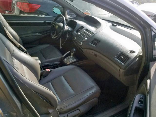 2HGFA16939H357220 - 2009 HONDA CIVIC EXL 灰色 照片 5