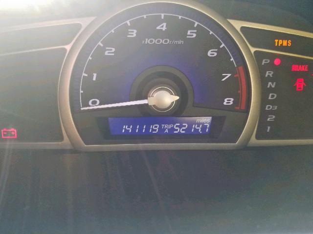 2HGFA16939H357220 - 2009 HONDA CIVIC EXL 灰色 照片 8