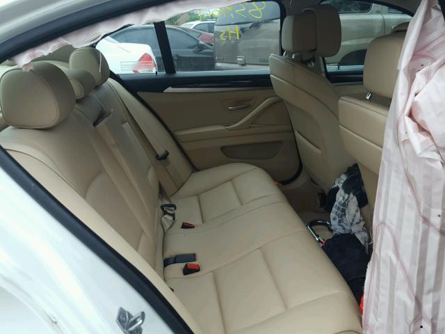 WBAXH5C52DDW14118 - 2013 BMW 528 XI WHITE photo 6