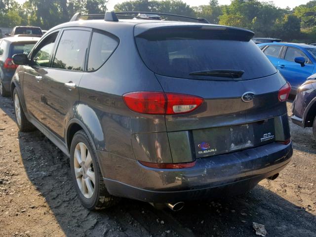 4S4WX85D874403058 - 2007 SUBARU B9 TRIBECA GRAY photo 3