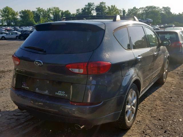 4S4WX85D874403058 - 2007 SUBARU B9 TRIBECA GRAY photo 4