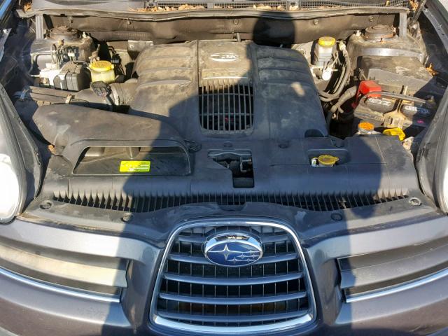 4S4WX85D874403058 - 2007 SUBARU B9 TRIBECA GRAY photo 7