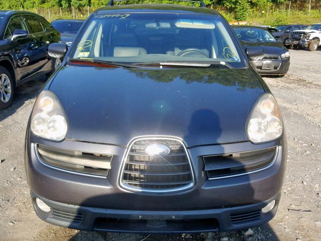 4S4WX85D874403058 - 2007 SUBARU B9 TRIBECA GRAY photo 9