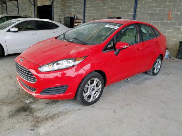 3FADP4BJ5FM148246 - 2015 FORD FIESTA SE RED photo 2