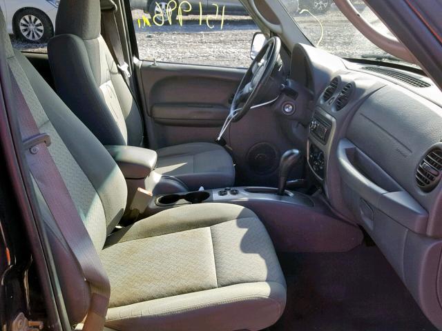 1J4GL38K05W607706 - 2005 JEEP LIBERTY RE Qara foto 5