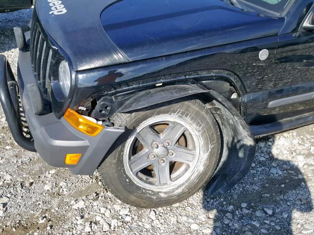 1J4GL38K05W607706 - 2005 JEEP LIBERTY RE Qara foto 9