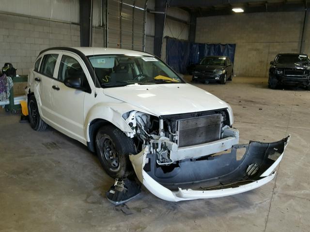 1B3HB28B77D301349 - 2007 DODGE CALIBER WHITE photo 1