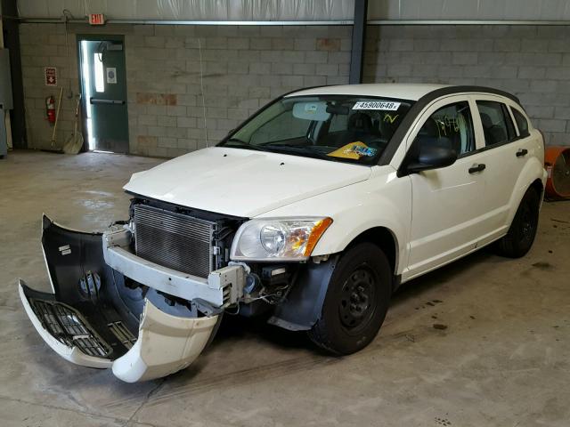 1B3HB28B77D301349 - 2007 DODGE CALIBER WHITE photo 2