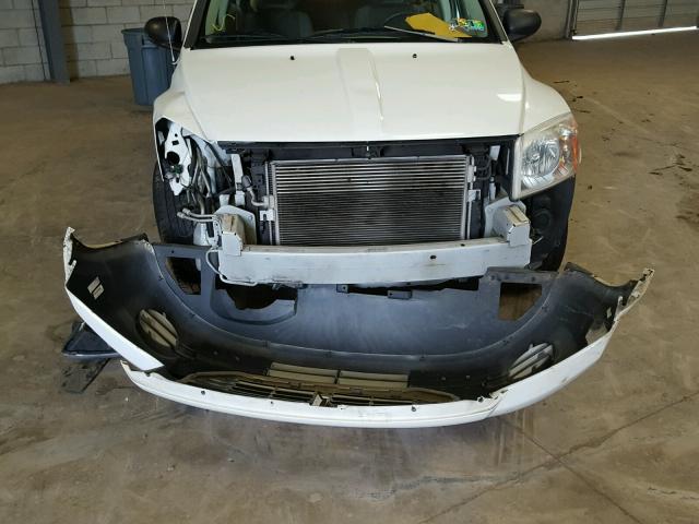 1B3HB28B77D301349 - 2007 DODGE CALIBER WHITE photo 7