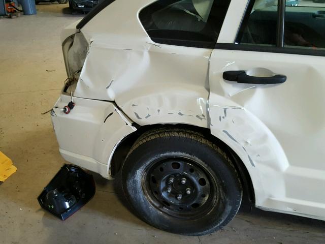 1B3HB28B77D301349 - 2007 DODGE CALIBER WHITE photo 9