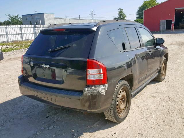 1J8FT47W18D522958 - 2008 JEEP COMPASS SP შავი ფოტო 4