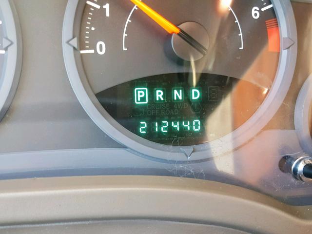 1J8FT47W18D522958 - 2008 JEEP COMPASS SP შავი ფოტო 8