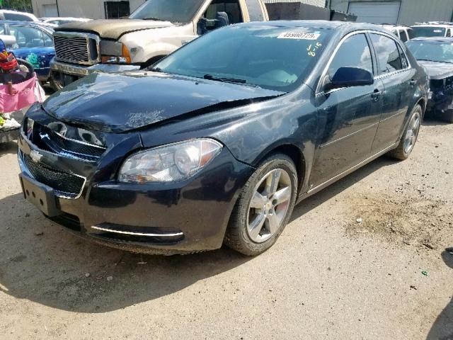 1G1ZD5EB3AF128369 - 2010 CHEVROLET MALIBU 2LT BLACK photo 2