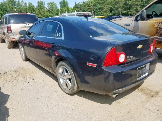 1G1ZD5EB3AF128369 - 2010 CHEVROLET MALIBU 2LT BLACK photo 3