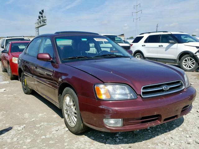 4S3BE645117201840 - 2001 SUBARU LEGACY GT MAROON photo 1