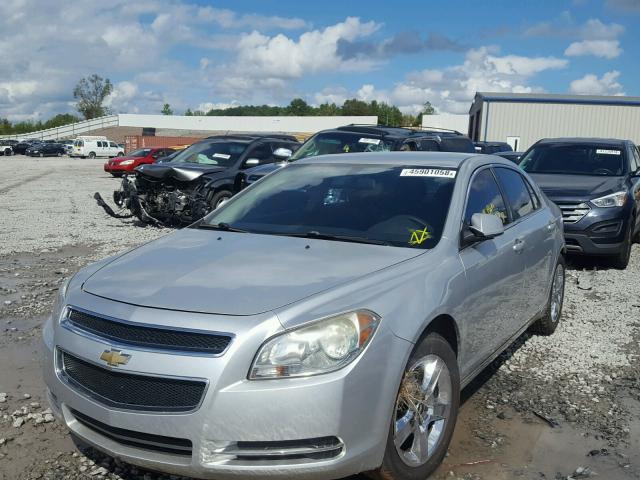 1G1ZC5E09AF272154 - 2010 CHEVROLET MALIBU 1LT SILVER photo 2