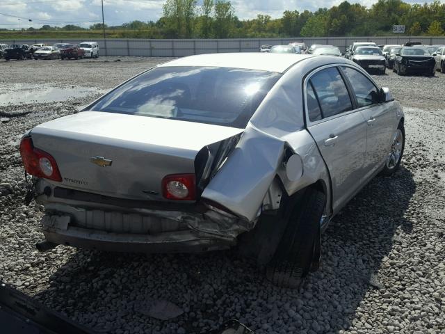1G1ZC5E09AF272154 - 2010 CHEVROLET MALIBU 1LT SILVER photo 4