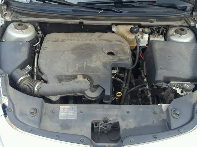 1G1ZC5E09AF272154 - 2010 CHEVROLET MALIBU 1LT SILVER photo 7
