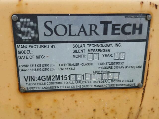 4GM2M151491410094 - 2000 SOLA TECH SIGN TWO TONE photo 10