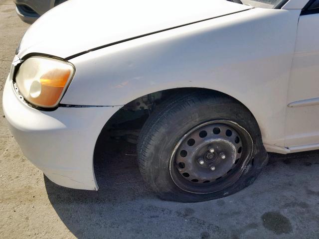 1HGEN26502L000637 - 2002 HONDA CIVIC GX WHITE photo 9