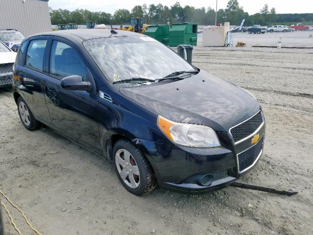 KL1TD6DE0AB049612 - 2010 CHEVROLET AVEO LS BLACK photo 1