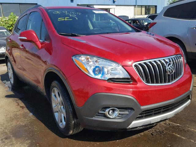 KL4CJCSB9FB159648 - 2015 BUICK ENCORE RED photo 1