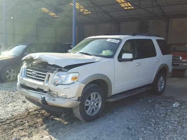 1FMEU64E49UA25827 - 2009 FORD EXPLORER E WHITE photo 2