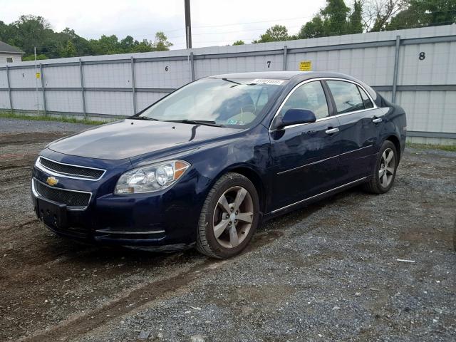 1G1ZC5E00CF246819 - 2012 CHEVROLET MALIBU 1LT BLUE photo 2