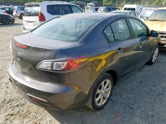 JM1BL1SF7A1169502 - 2010 MAZDA 3 I GRAY photo 4