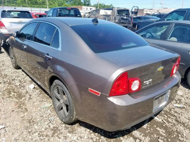1G1ZC5E03CF336238 - 2012 CHEVROLET MALIBU 1LT 棕色 照片 3