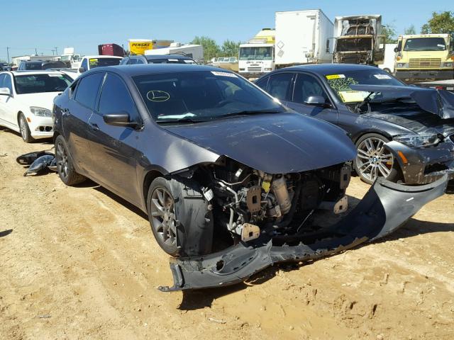 1C3CDFBB5FD345422 - 2015 DODGE DART SXT GRAY photo 1